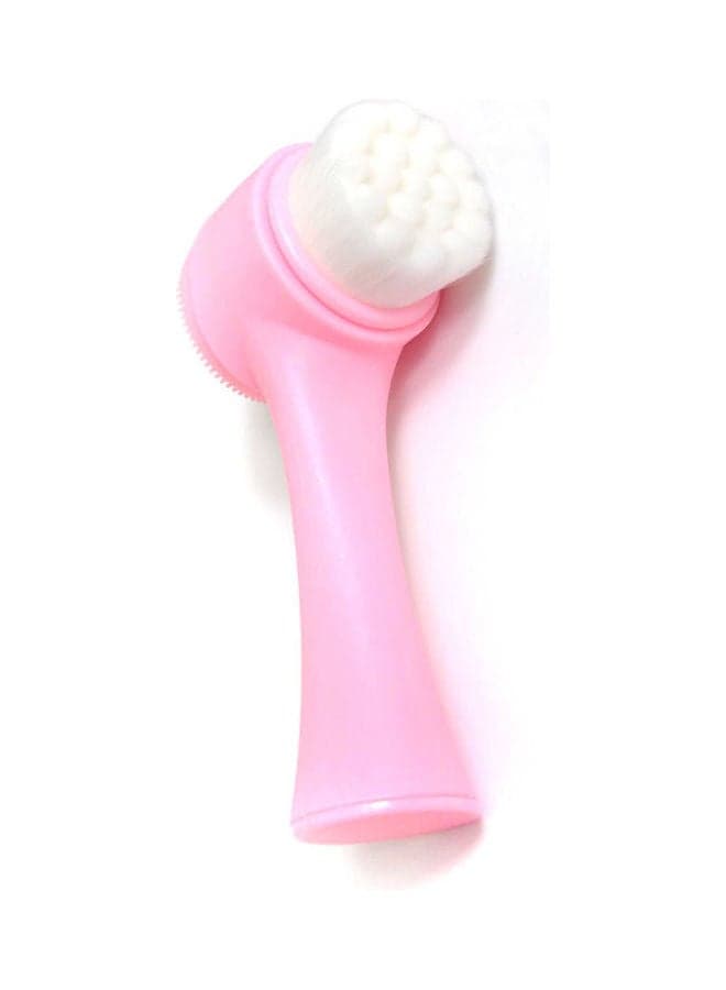 Double-Sided Blackhead Exfoliating And Facial Cleansing Brush Pink Face Brushes & Sponges