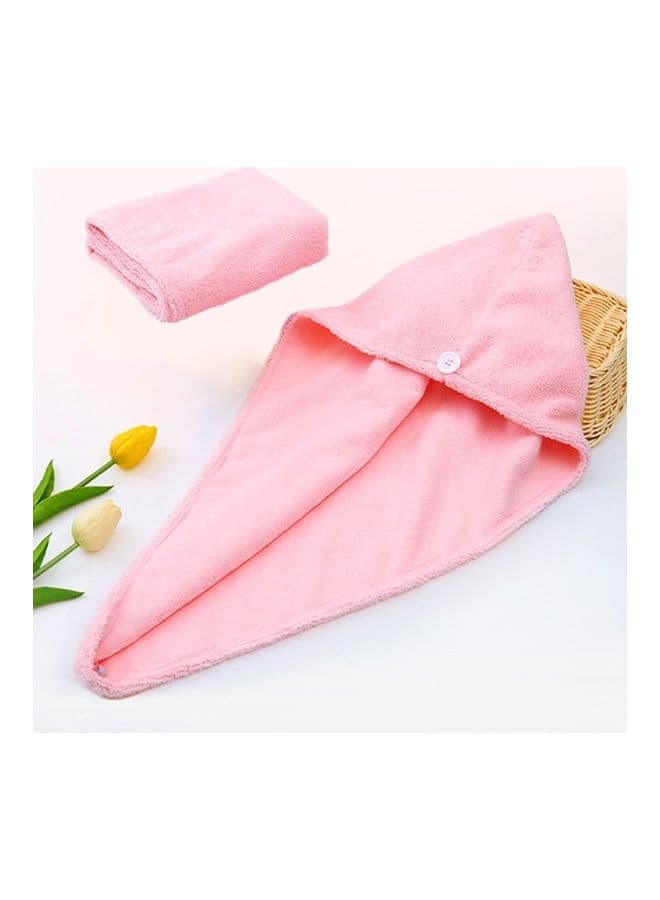 Hair Drying Towel with Button multicolour 100grams Bath Towels (٣)