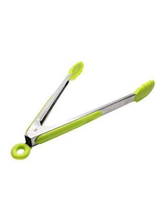 Silicone barbecue holder - green Green/Silver