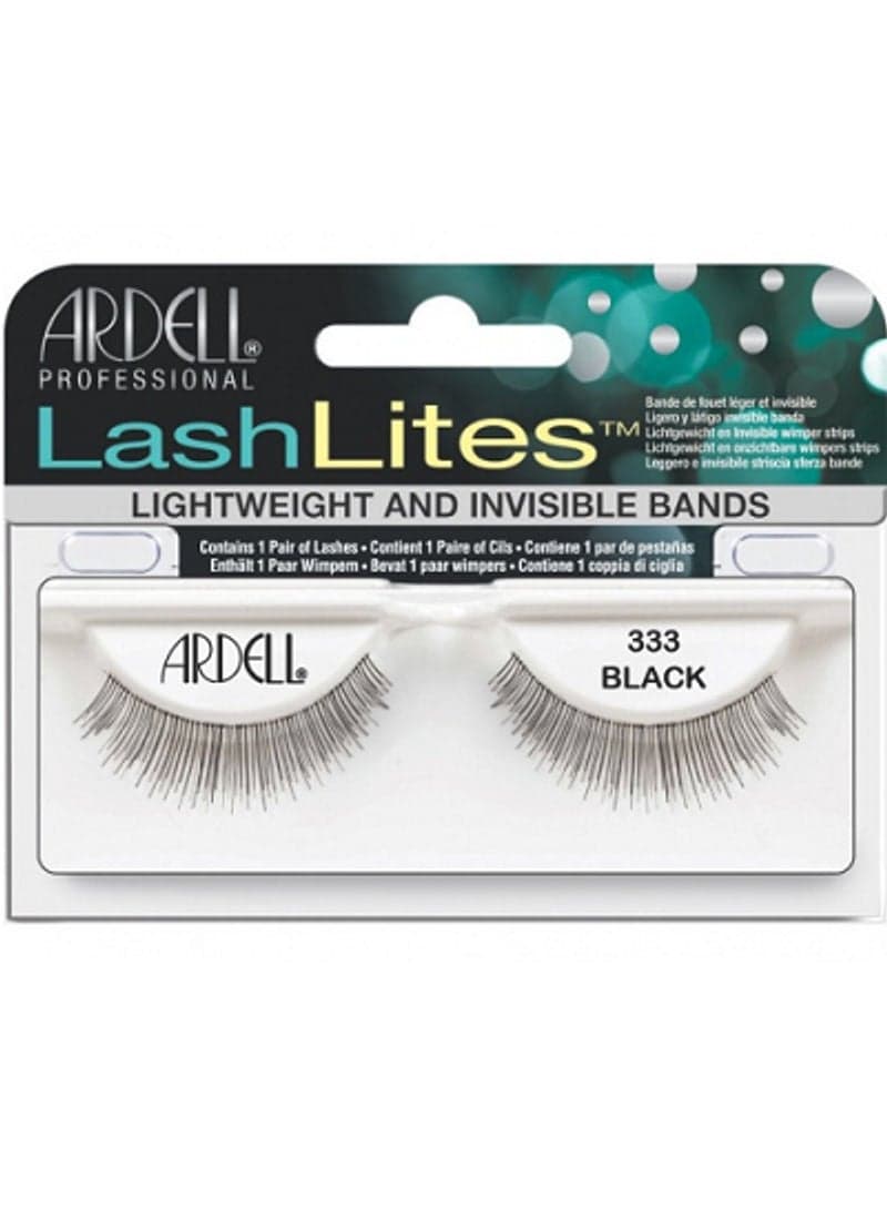 Lashlites Long-Lasting Natural Styles Eye Lashes Black 333 False Eyelashes