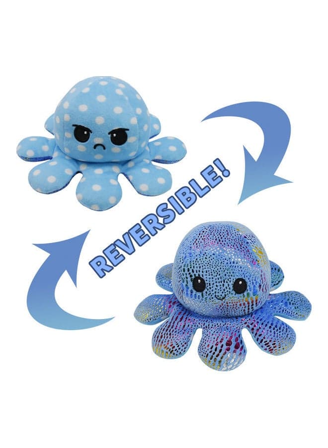 Octopus Double-sided Flip Plush Toy 20 x 10cm
