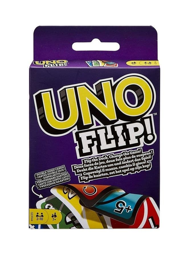 UNO Flip Cards 11.6 x 9 x 1.9cm Basic & Life Skills Toys