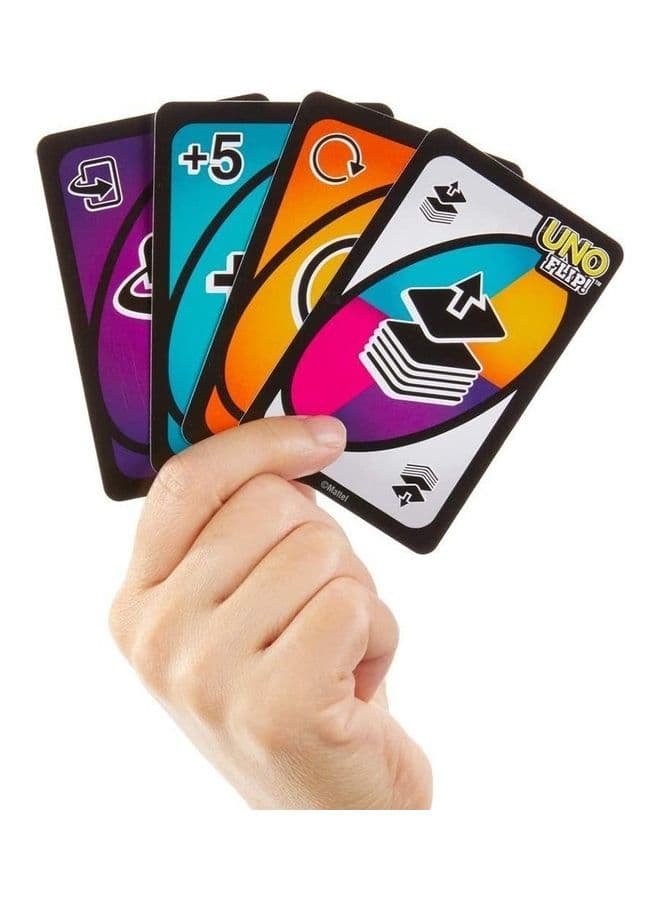 UNO Flip Cards 11.6 x 9 x 1.9cm Basic & Life Skills Toys (٤)