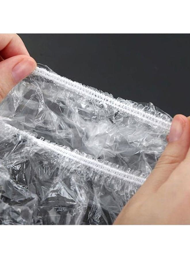 50-Piece Disposable Shower Cap Set White (4)