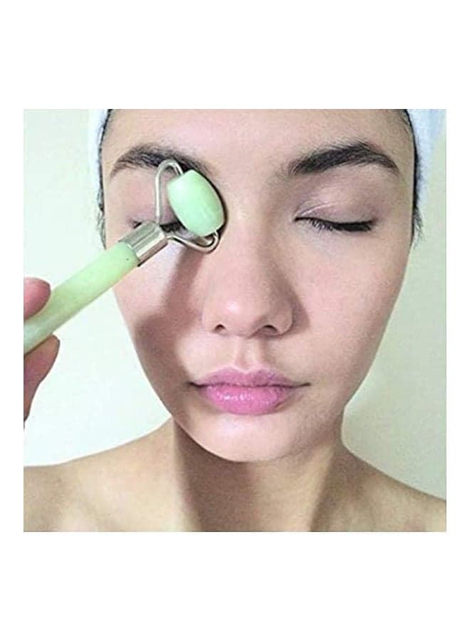 Facial Massage Jade Roller Green 100grams Face Massagers & Rollers (٤)