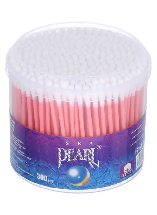 Ear Care Cotton - 300 Pieces Multicolour Cotton Balls & Swabs