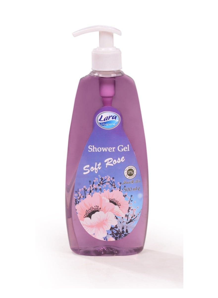 Soft Rose Shower Gel Purple 500ml Shower Gels & Body Wash