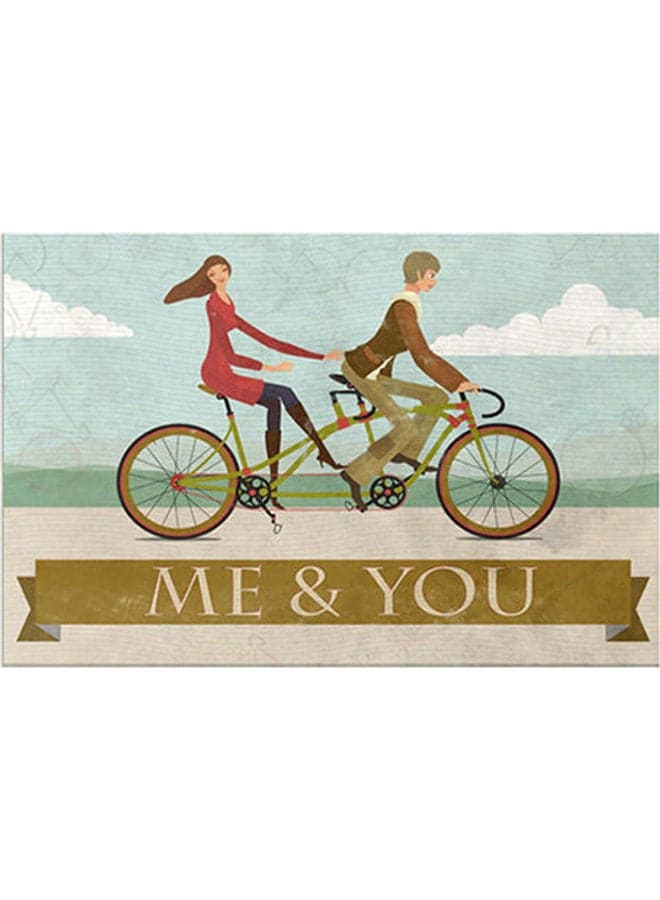 Valentines Photo Block Multicolour 15 x 23cm Canvas & Framed Paintings