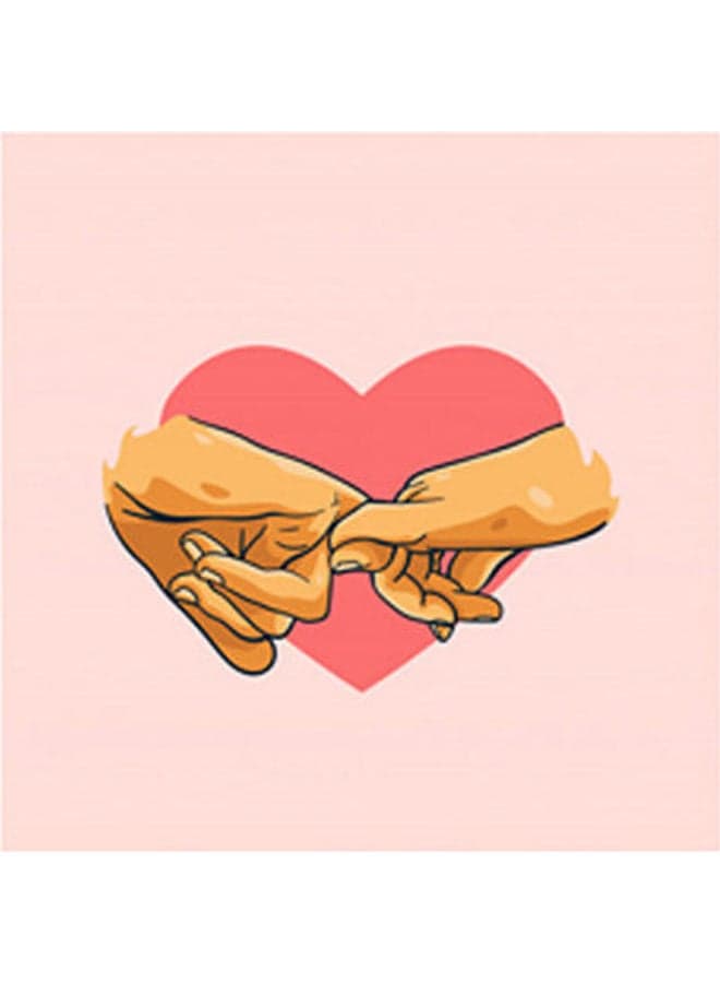 Valentines Photo Block Multicolour 15 x 15cm Canvas & Framed Paintings