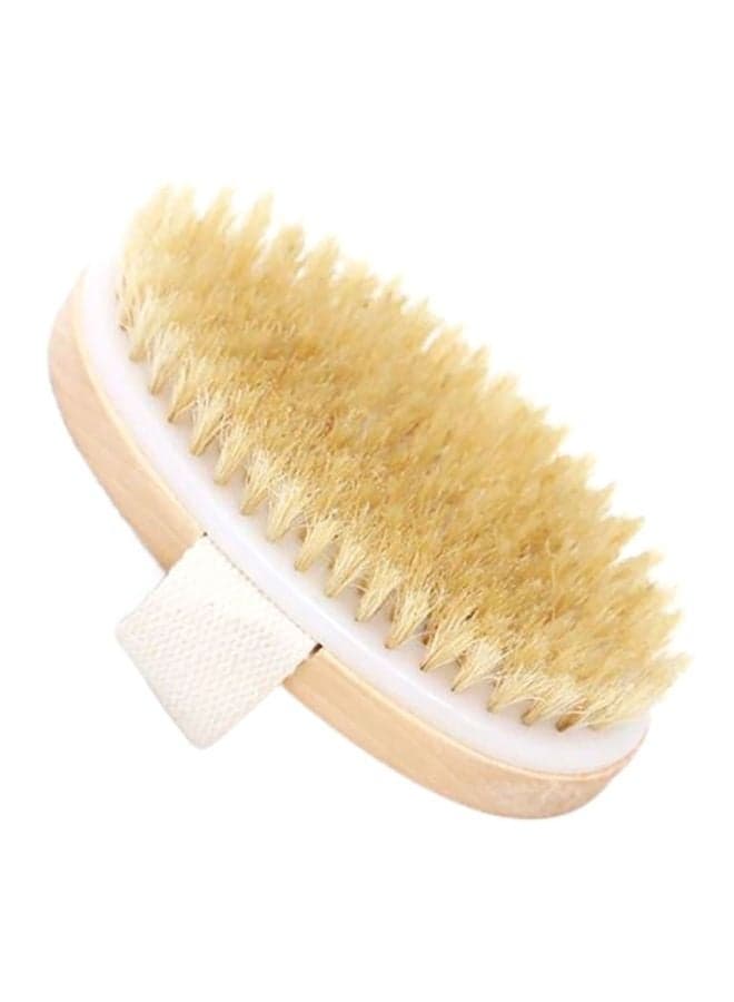 Wooden Bath Body Brush Beige