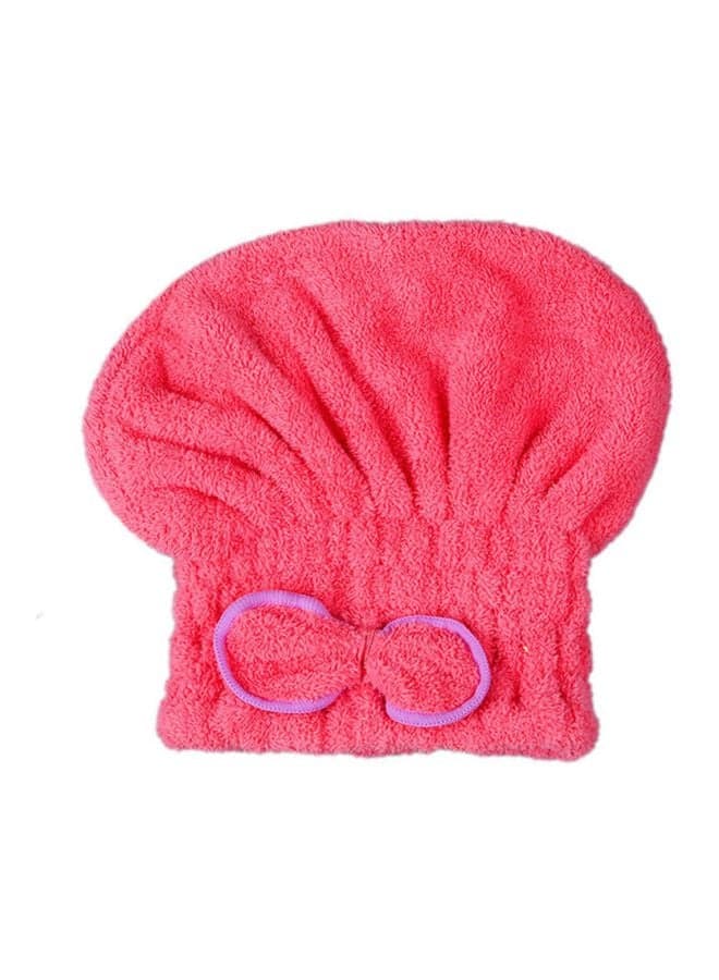 Quick Hair Drying Shower Cap Pink/Purple 22x3x20centimeter