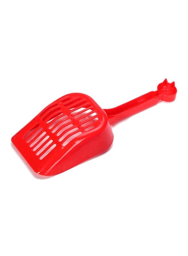 Handheld Litter Scoop Red 12x4.2x7cm Dog Health Supplies (٣)