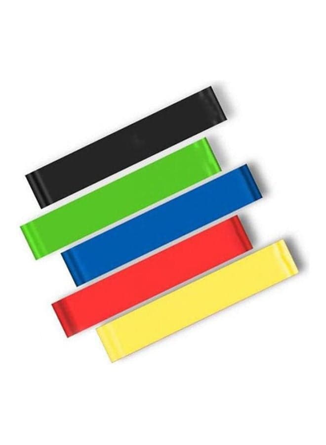 Body Building Yoga Stretch Bands Fitness Resistance Belt Fitness Rubber Band Elastic Exercise Straps Indoor Sport Gym Pull Up For Fit Body Building Exercise (5Pcs)