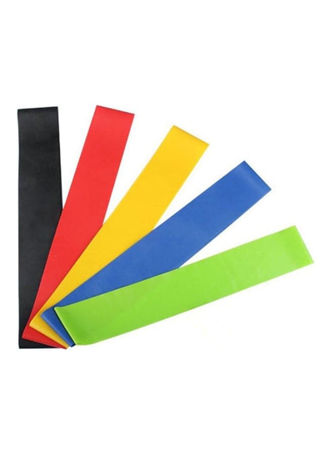 Exercise Resistance Loop Bands - Set Of 5 Fitness & Strength Training