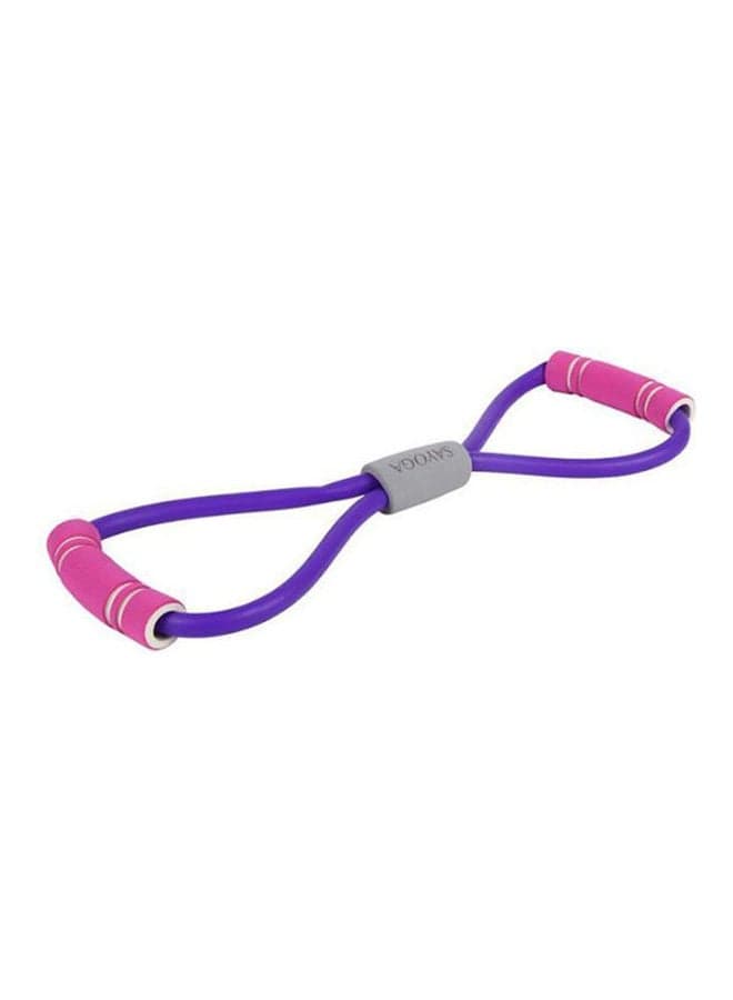 Resistance Training Bands Tube Workout Exercise for Yoga Fashion Body Building Fitness Equipment, Purple Exercise & Fitness Accessories