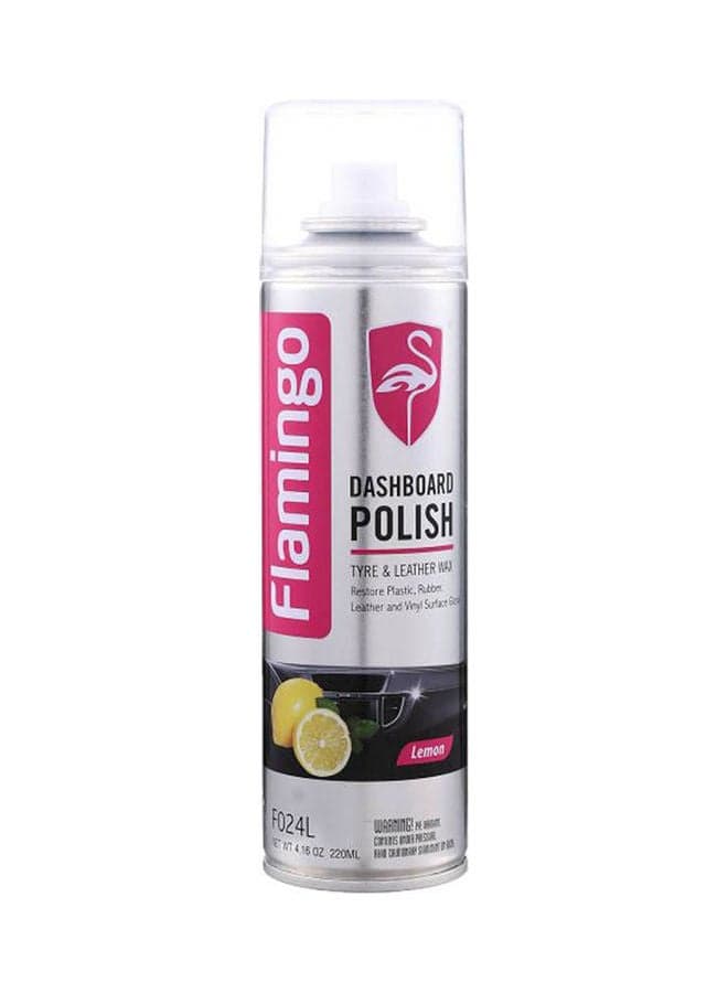 Flamingo Dashboard Polish & Shine - Lemon Scent 220Ml