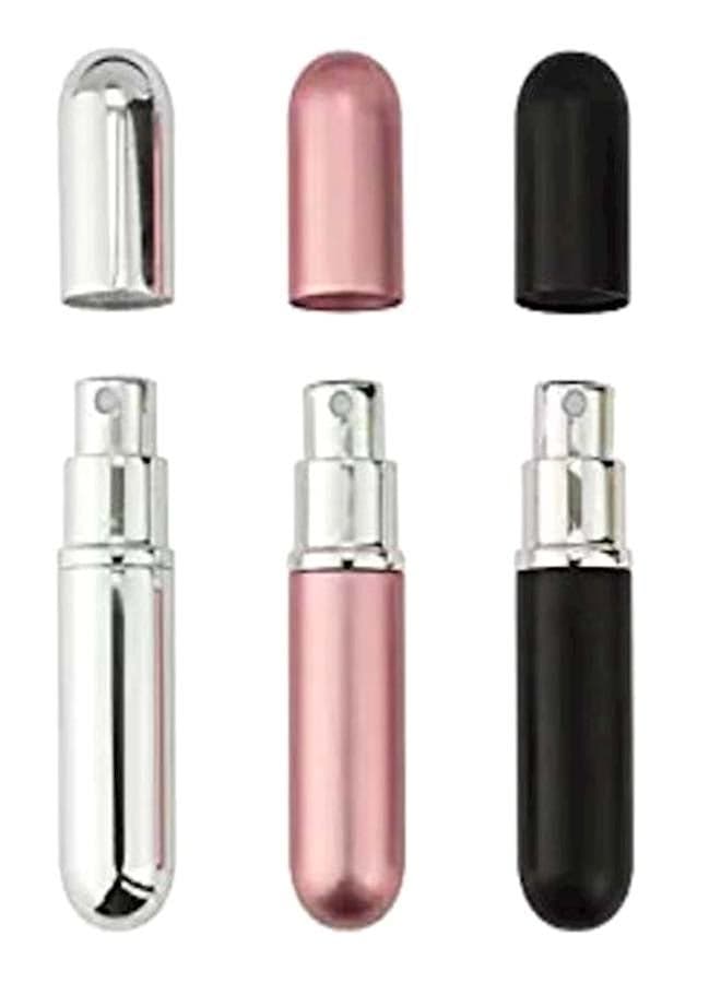 3-Piece Refillable Perfume Atomizer Bottle Set