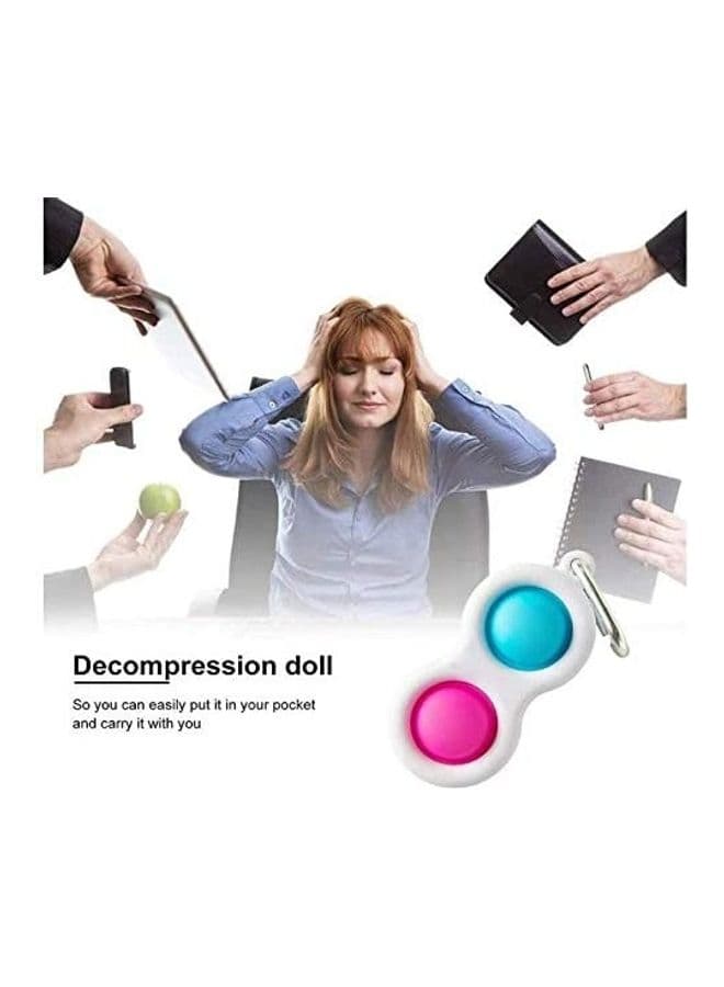 Fidget Stress Relief Squeeze Keychain Toy Squishy Toys (٣)