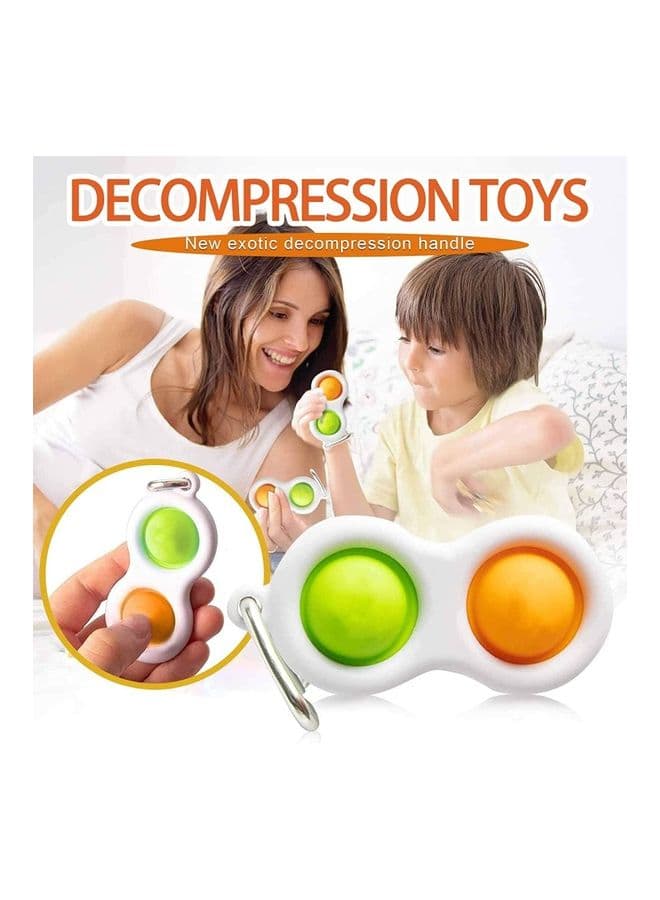 Fidget Squeeze Keychain Toy Multicolour Squishy Toys (٣)