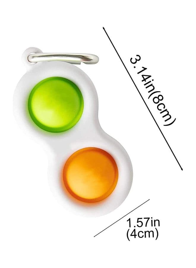Fidget Squeeze Keychain Toy Multicolour Squishy Toys (٧)