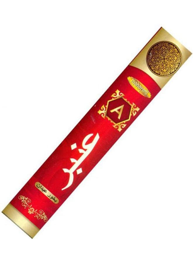A Package Of Amber-Scented Incense, 24 Sticks multicolour Incense Holders