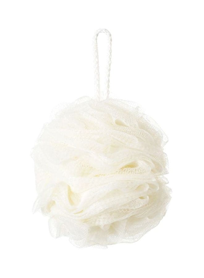 Foam Net Loofah White Bathing Accessories