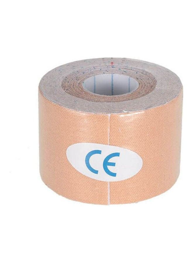 Elastic Cotton Roll Adhesive Kinesiology Muscle Tape Sports Fitness Muscle Pain Injury Protection Tape Muscles Care Therapeutic Tape First Aid Bandage Support 5*5meter Kinesio Tape