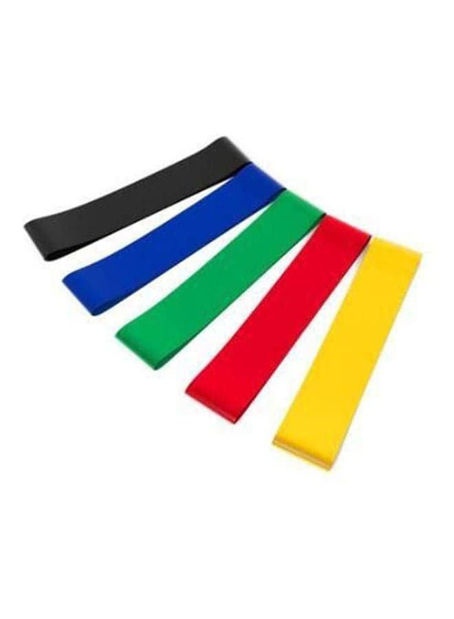 Hip Resistance Bands-Booty Circle Loops To Activate Leg & Butt- Premium Hip Exercise Bands-Set Of 5 Elastic Fabric Non Slip Hip Workout Bands For Women & Men 4X8.4cm Exercise & Fitness Accessories