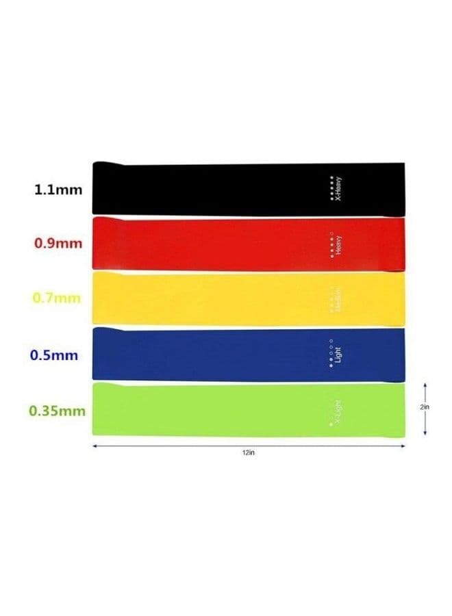 Yoga Fitness Rally Belt Natural Latex Pull Ring, Rope Fitness Exercise Resistance Band 2.8X8.8cm (3)