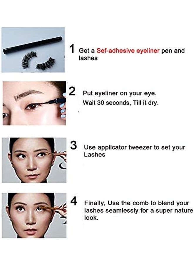 2-In-1 Eyeliner Pen Black (4)