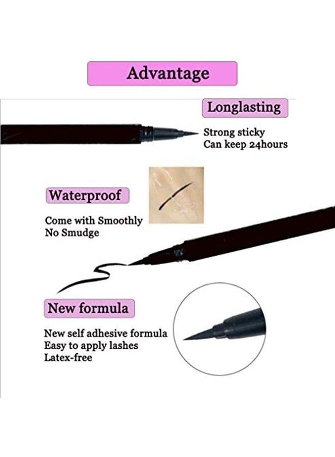 2-In-1 Eyeliner Pen Black (3)