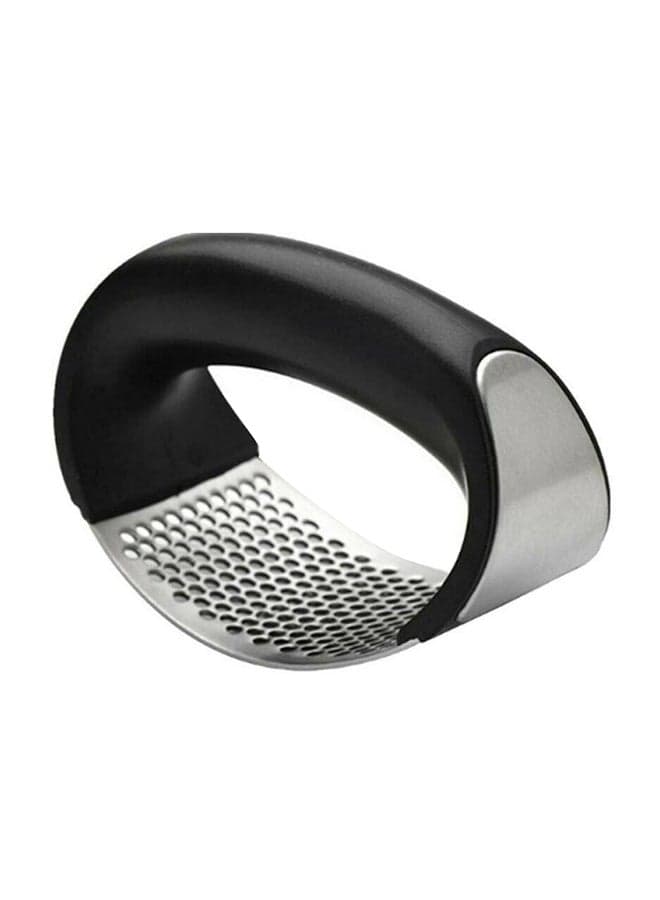 Multi-Function Manual Garlic Presser Black/Silver Graters