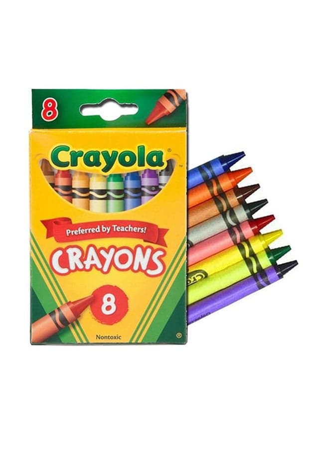 8-Piece Wachsmalstifte Crayons Multicolour Arts & Crafts Supplies