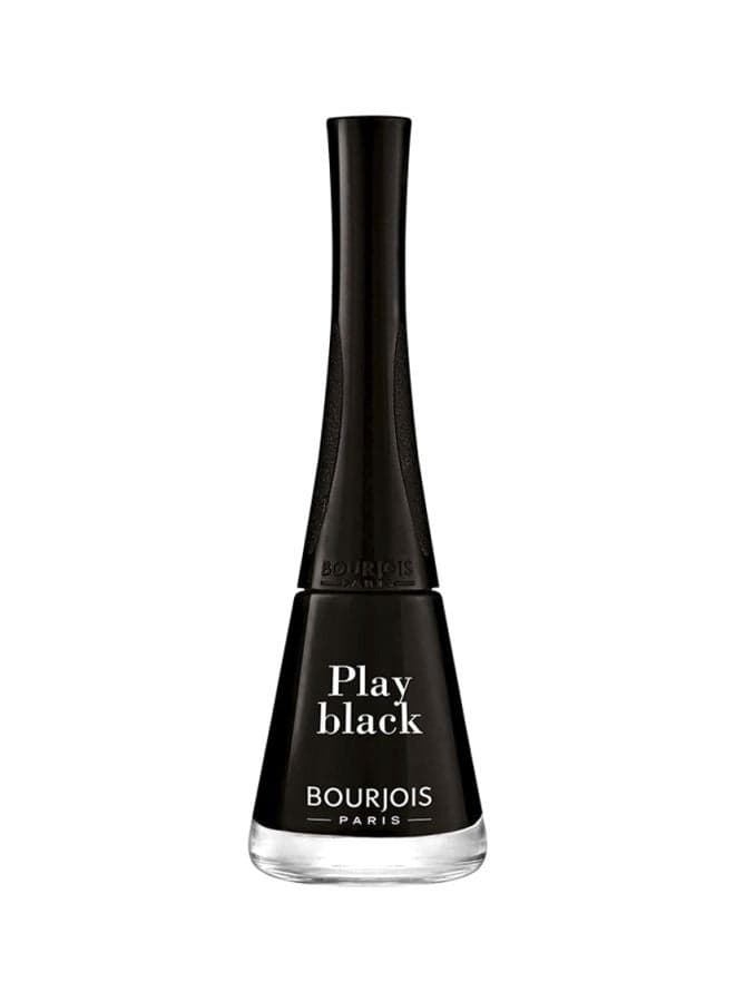 1 Seconde Nail Polish 9 ml 06 Play Black