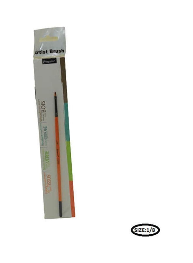 Artist Brush Smooth Hair G-2040 - Size:1/8 Orange/Black Arts & Craft Brushes