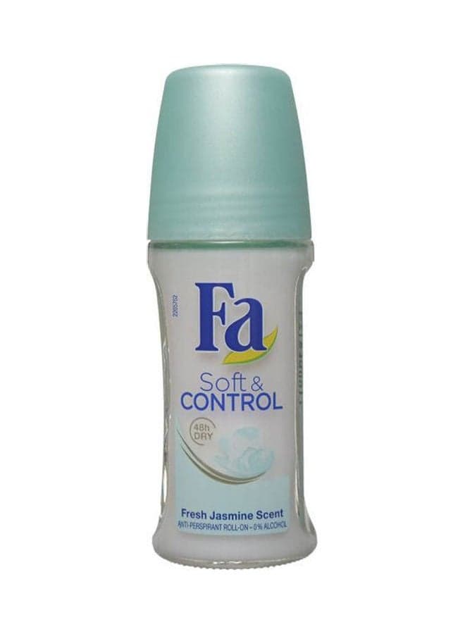 Roll On Deodrant Soft and Control Dark brown 50ml Deodorants & Antiperspirants