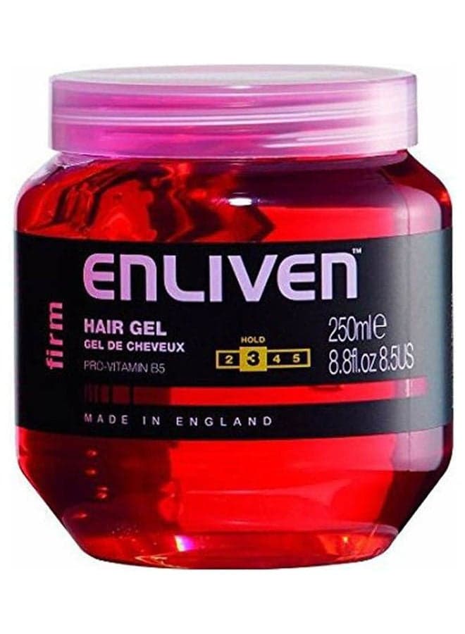Hair Gel Firm Red 250ml Creams, Gels & Lotions
