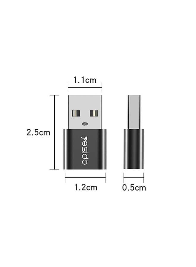 GS09 Type-C To USB Adapter black (5)
