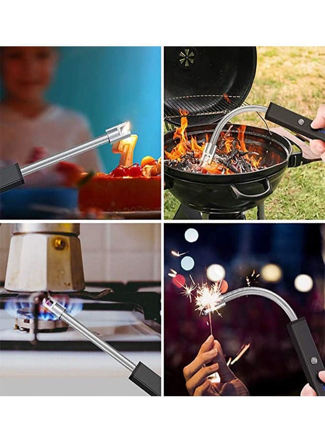 Electric Arc Lighter With USB Cable Multicolour (4)
