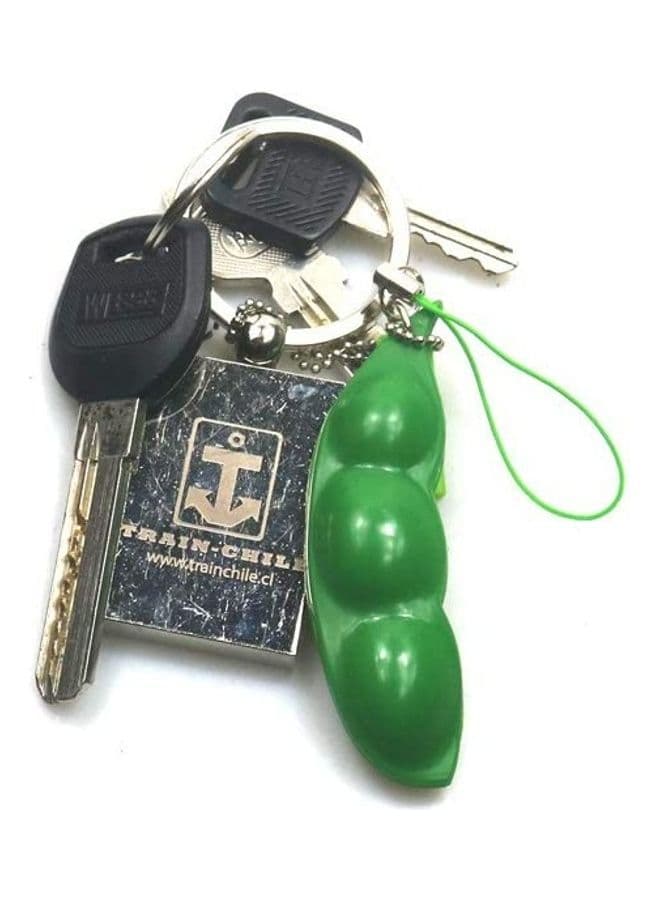 Fidget Toys Squeeze-a-Bean  Keychain Keyring Pop It (٤)