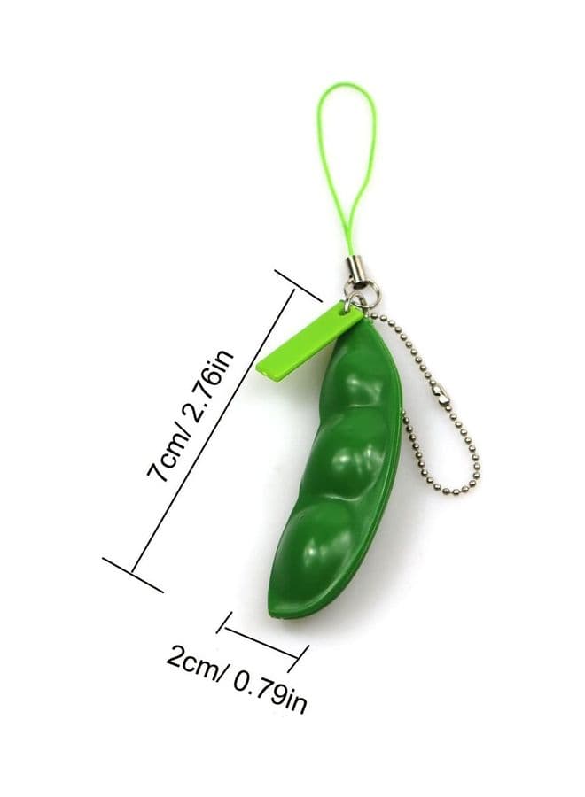 Fidget Toys Squeeze-a-Bean  Keychain Keyring Pop It (٥)