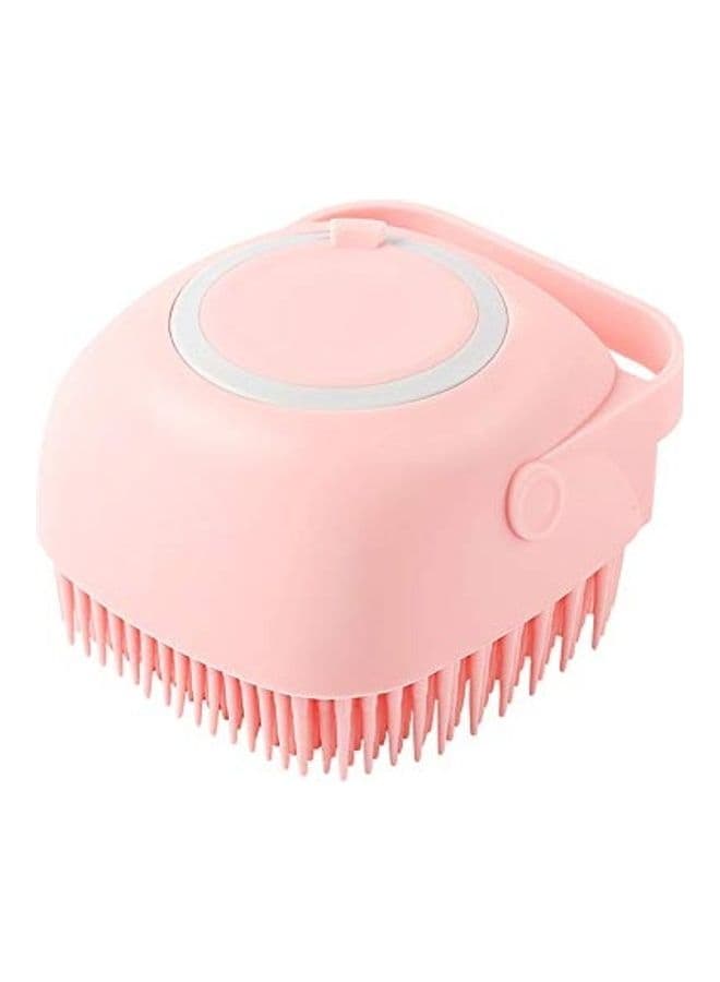 Silicone Bath Brush Pink 84x60x84mm Bathing Accessories