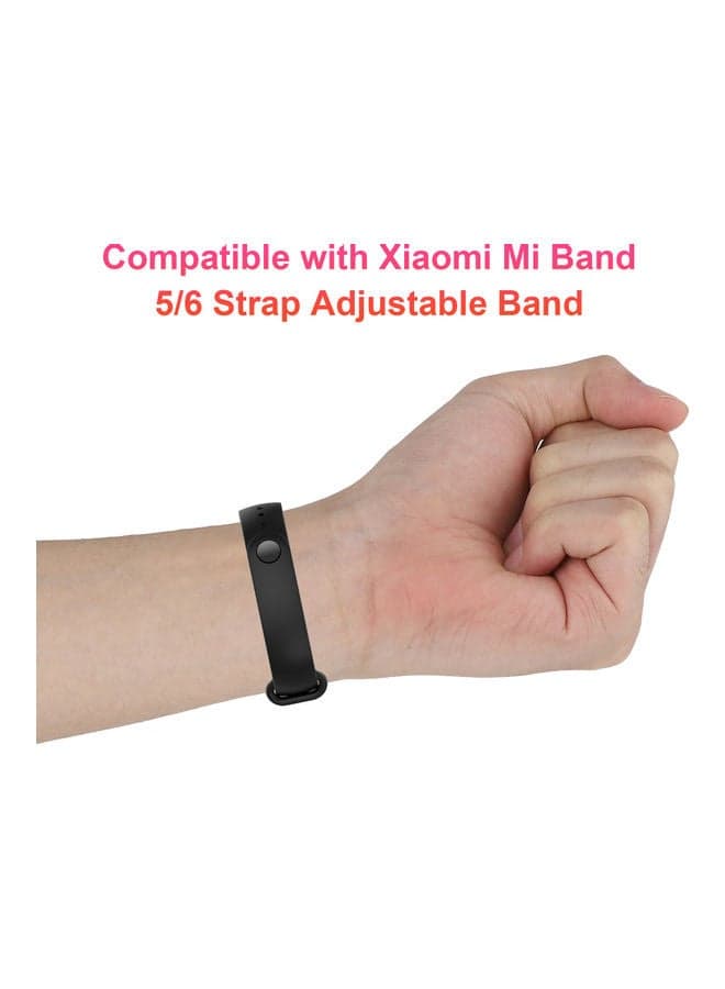 Replacement Band For Xiaomi Mi Band 5/6 White Smartwatch Bands (٣)
