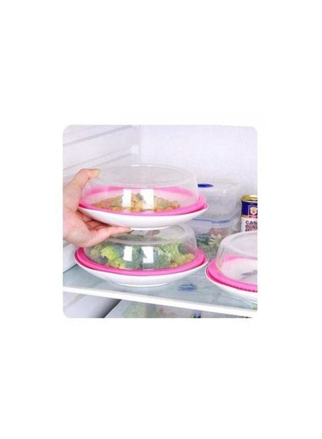 3Pcs Splatter Guard Food Flat Cover -  - Transparent Clear Cookware Sets