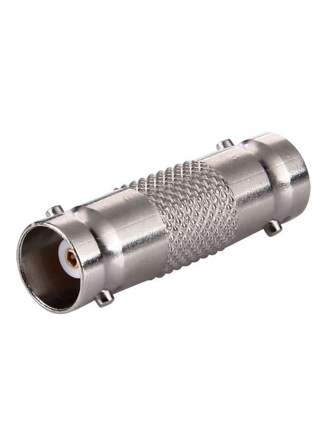 5-Piece BNC Female To BNC Female Adapter Connector Silver (3)