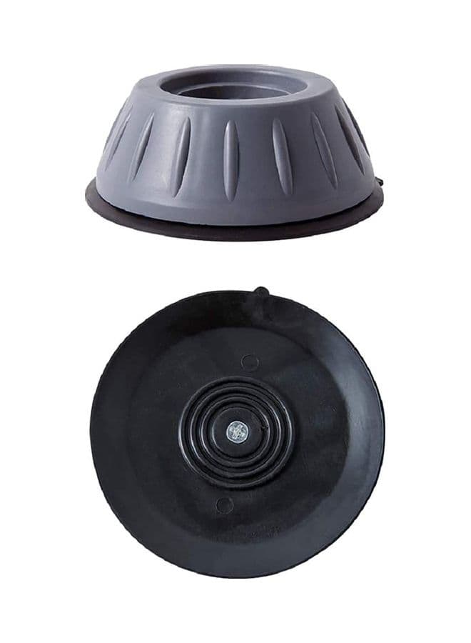 4-Piece Washing Machine Foot Pads Grey 4 x 5cm (٥)