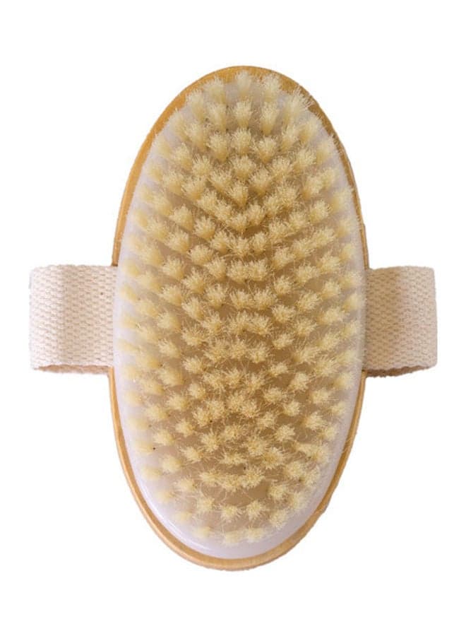 Anti-cellulite Body Brush Beige 8.5x4x13.5cm