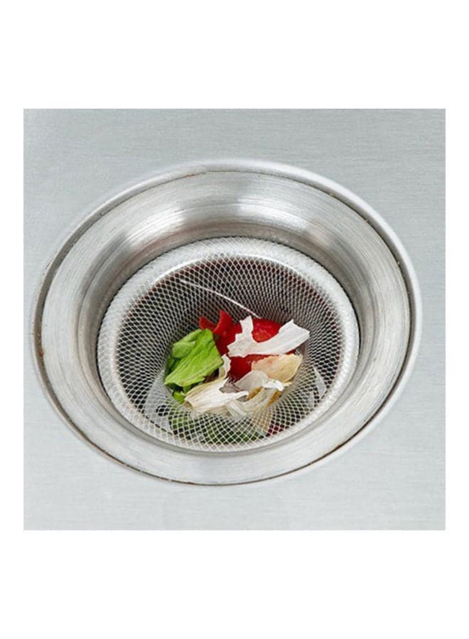 100-Piece Sink Strainer Bags White Kitchen Accessories (6)