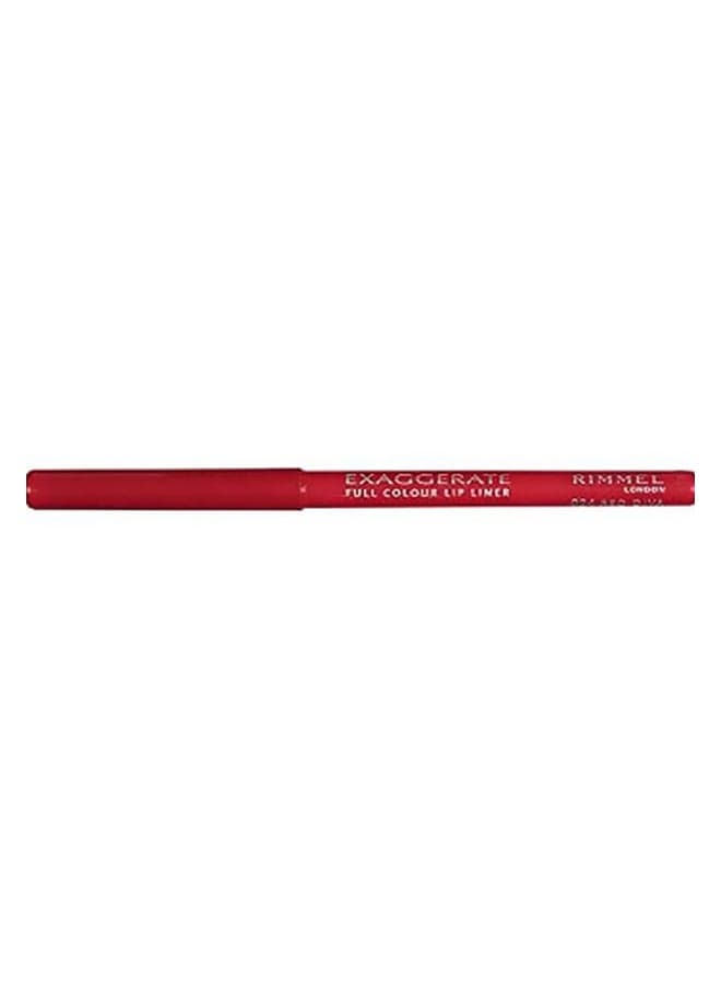 Exaggerate Full Colour Lip Liner 024 Red Diva (3)