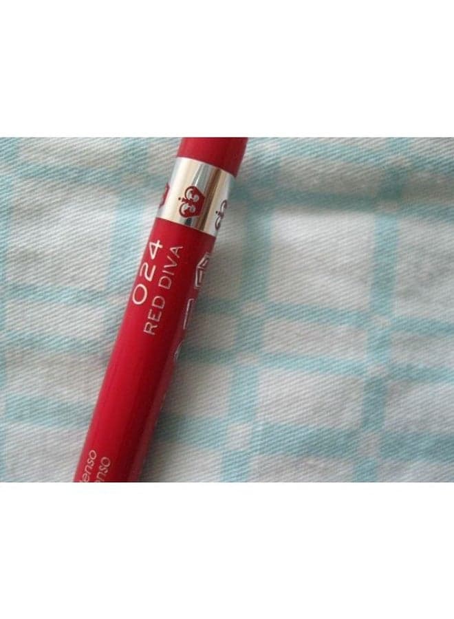Exaggerate Full Colour Lip Liner 024 Red Diva (4)